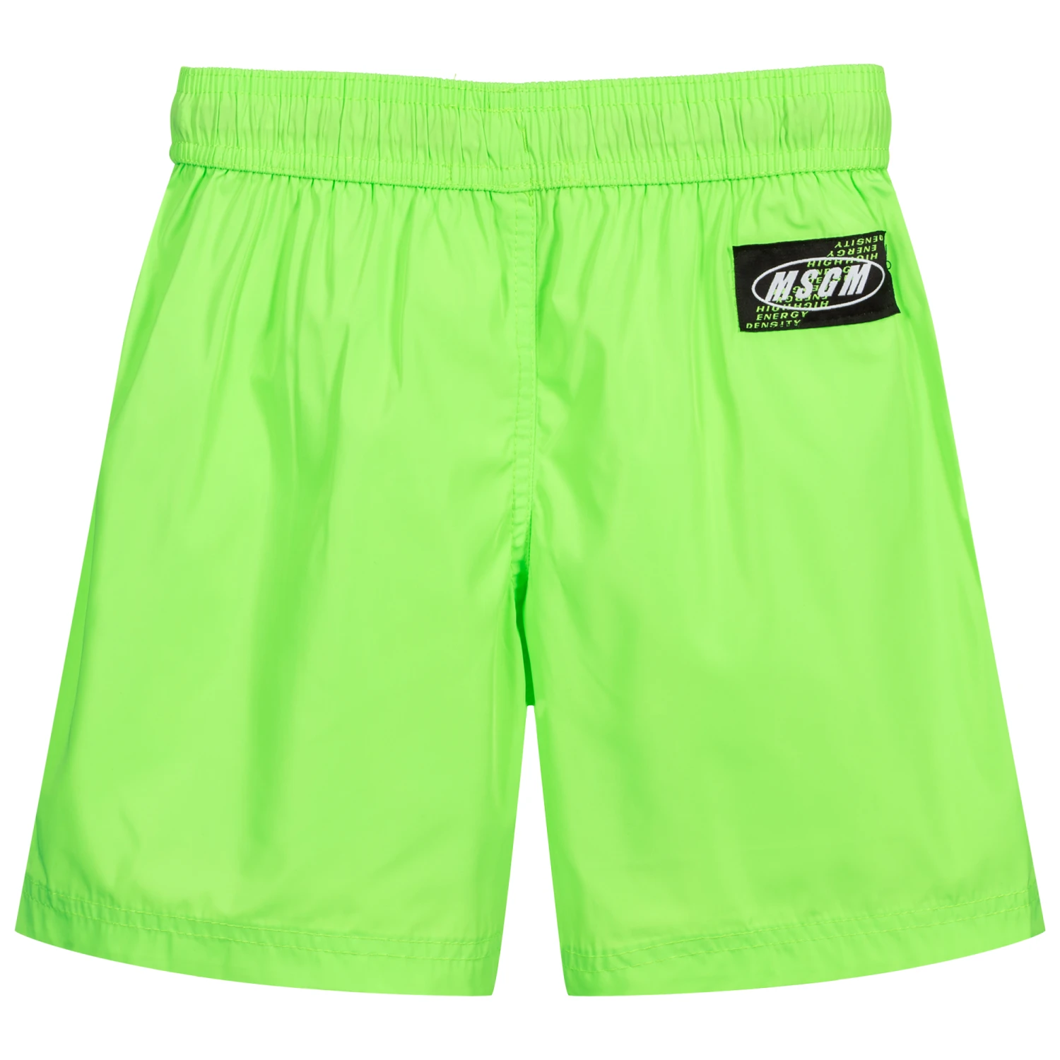 MSGM Green & White Logo Swim Shorts 2 MSGM Green & White Logo Swim Shorts - Image 2