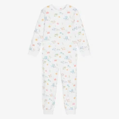 My Little Pie White Supima Cotton Marine Life Pyjamas