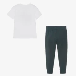 Nike Boys White & Green Logo Joggers Set -Outlet Little Gents Set Store nike boys white green logo joggers set 516867 cb9c38c22cfc358625215a7b0b65c9879b8b6b7e