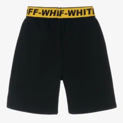 Off-White Boys Black & Yellow Industrial Jersey Shorts -Outlet Little Gents Set Store off white boys black yellow industrial jersey shorts 506531 60a0a43960e546cecb2035b7c7d39f80c8f0c164