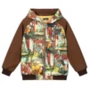 Pan Con Chocolate Boys Brown Zip-Up Top