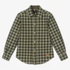 Pan Con Chocolate Boys Green Gingham Shirt