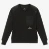 Parajumpers Boys Black Cotton Sweatshirt