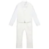 Patachou 3 Piece Ivory Velvet Suit