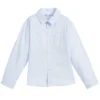 Patachou Boys Blue & White Cotton Shirt