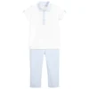 Patachou Boys Blue & White Trousers Set