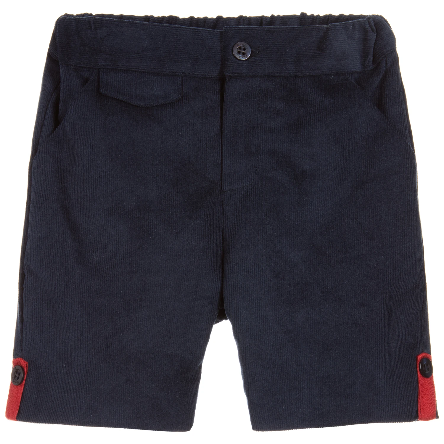 Patachou Boys Navy Blue Cotton Shorts 1 Patachou Boys Navy Blue Cotton Shorts