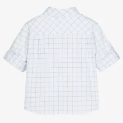 Patachou Boys White & Blue Check Shirt -Outlet Little Gents Set Store patachou boys white blue check shirt 422147 4bdc2de18c012cc4a46f3321416481e70eb45b68