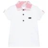 Patachou Boys White Polo Shirt