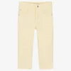 Patachou Boys Yellow Cotton Trousers