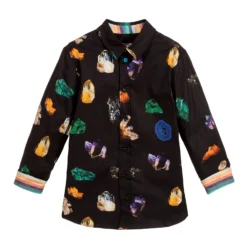 Paul Smith Junior Boys Black Cotton Gem Shirt -Outlet Little Gents Set Store paul smith junior boys black cotton gem shirt 294526 42dbf35fd1a944b60b60ee415ec4ae7e74b260eb