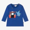 Paul Smith Junior Boys Blue Yeti Cotton Top