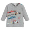 Paul Smith Junior Boys Grey Cotton Cars Top