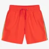 Paul Smith Junior Boys Red Reactive Swim Shorts