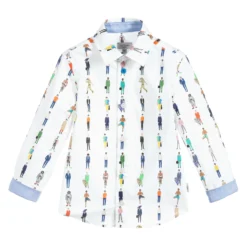 Paul Smith Junior Boys White Cotton Shirt -Outlet Little Gents Set Store paul smith junior boys white cotton shirt 294567 fd2ead6eaffcfe2045e35dde7d8294e692ba1713