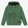 Paul Smith Junior Green Logo Zip-Up Top