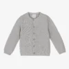 Paz Rodriguez Boys Grey Cashmere Cardigan