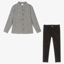 Paz Rodriguez Boys Grey Shirt & Trouser Set -Outlet Little Gents Set Store paz rodriguez boys grey shirt trouser set 461558 4baa8a236a79e7a51e37db746812c65aa22d5ec5