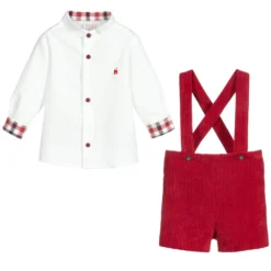 Paz Rodriguez Boys Red Corduroy Shorts Set -Outlet Little Gents Set Store paz rodriguez boys red corduroy shorts set 344887 cdfac0b3e48cd973a56e34f18796089542ed32dd