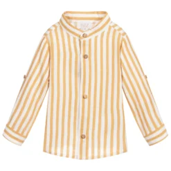 Paz Rodriguez Ivory & Beige Striped Shirt -Outlet Little Gents Set Store paz rodriguez ivory beige striped shirt 370580 4661fb6b41fa1a6727464445ce93f5f703d2fc55