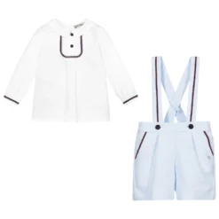 Piccola Speranza Blue & White Shorts Outfit -Outlet Little Gents Set Store piccola speranza blue white shorts outfit 376992 d16ee69e9b98d5b5d1155de5b02f269122cd9935