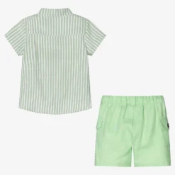 Piccola Speranza Boys Green Cotton & Linen Shorts Set -Outlet Little Gents Set Store piccola speranza boys green cotton linen shorts set 485080 70a6f7e9b24d398d516d3f12b3416edc93e3cf8d