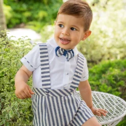 Piccola Speranza Boys White & Blue Stripe Shorts Set -Outlet Little Gents Set Store piccola speranza boys white blue stripe shorts set 485070 5b8eb084552e70fbf032e0876936db8f07b9c58b outfit