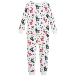 Powell Craft Boys White Cotton Pyjamas