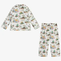 Powell Craft Cotton Jungle Print Pyjamas -Outlet Little Gents Set Store powell craft cotton jungle print pyjamas 324698 8f200bb20862614c689e6360bf6f83c721962c4a