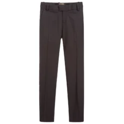 Roberto Cavalli Boys Black Tuxedo Trousers