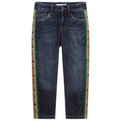 Roberto Cavalli Boys Denim Logo Jeans