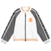 Roberto Cavalli Boys White Cotton Zip-Up Top