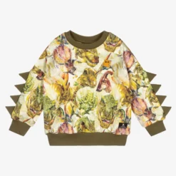 Rock Your Baby Boys Green Triassic Sweatshirt