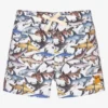 Rock Your Baby Boys Sharks Swim Shorts