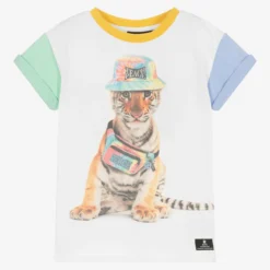 Rock Your Baby Boys White Teach Peace T-Shirt