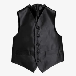 Romano Vianni Boys Black Waistcoat & Cravat Tie Set -Outlet Little Gents Set Store romano boys black waistcoat cravat tie set 115654 351ccb3e36bdc9f37469c3ad5088739b2308f8e0
