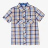 Sarah Louise Boys Checked Cotton Shirt