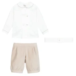 Sarah Louise Ivory & Beige Shorts Set -Outlet Little Gents Set Store sarah louise ivory beige shorts set 352169 7a9280dc020618cf362913c65d59a09de858ffbf