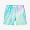 Stella Cove Boys Blue & Green Ombre Swim Shorts
