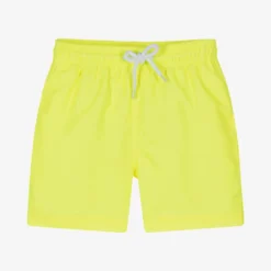 Stella Cove Boys Neon Yellow Swim Shorts