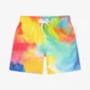 Stella Cove Boys Yellow & Blue Swim Shorts