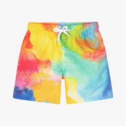 Stella Cove Boys Yellow & Blue Swim Shorts