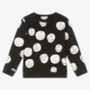 Stella McCartney Kids Black Snowman Sweatshirt