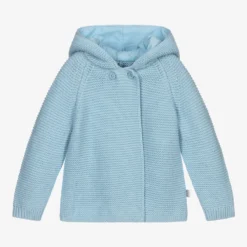 Stella McCartney Kids Blue Organic Cotton Cardigan -Outlet Little Gents Set Store stella mccartney kids blue organic cotton cardigan 402660 cb99b41fb357355a833200a68258bf8599984d64