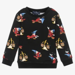 Stella McCartney Kids Boys Black Disney Fantasia Sweatshirt