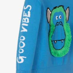 Stella McCartney Kids Boys Blue Monkey Knitted Sweater -Outlet Little Gents Set Store stella mccartney kids boys blue monkey knitted sweater 485651 ce2a7160d1eef17e23797bab4ee2666639cb848e