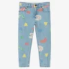 Stella McCartney Kids Boys Blue Shapes Denim Jeans