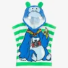 Stella McCartney Kids Boys Green & Blue Printed Hooded Towel