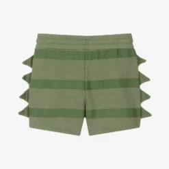 Stella McCartney Kids Boys Green Striped Cotton Shorts -Outlet Little Gents Set Store stella mccartney kids boys green striped cotton shorts 488162 4e6d4ba7a0801ff92bb35dc61327e7462a2c2816