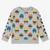 Stella McCartney Kids Boys Grey Cotton Sweatshirt